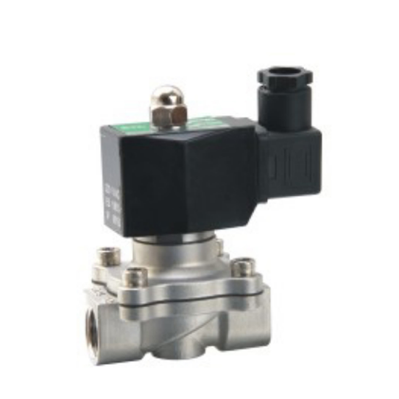 Électrovanne en acier inoxydable à 2 voies, série 2S, 2 positions