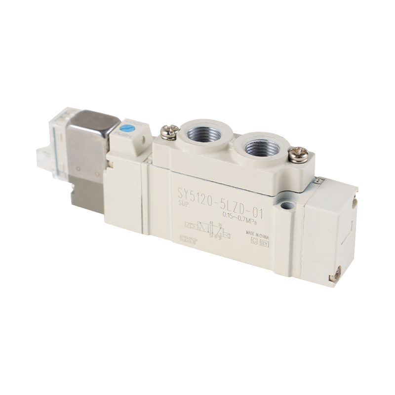 Électrovanne 5 voies série SY, type à tuyauterie directe/type simple