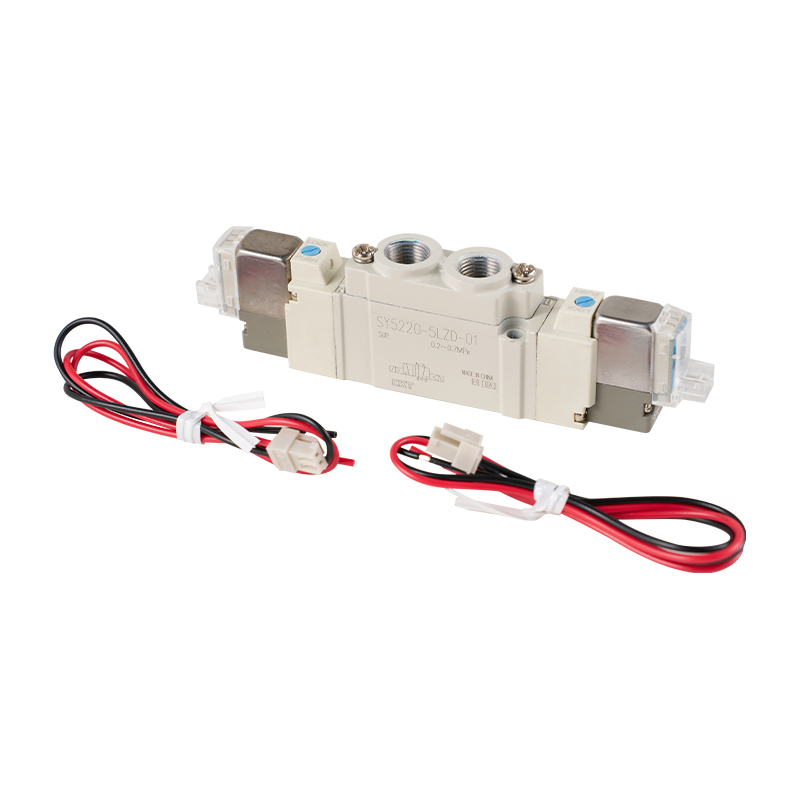 Électrovanne 5 voies série SY, type à tuyauterie directe/type simple